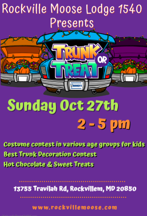 Rockville Moose Trunk or Treat