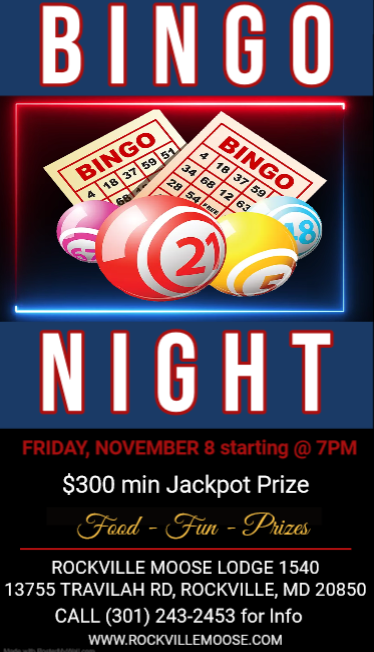 Bingo in Rockville